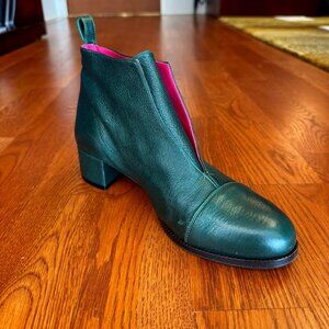 Hester Van Eeghen Ankle Boots, Size 39 (8.5/9), Dark Green